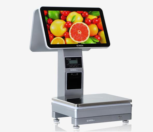 SD-W1500&nbsp;PC&nbsp;一體秤(雙屏)